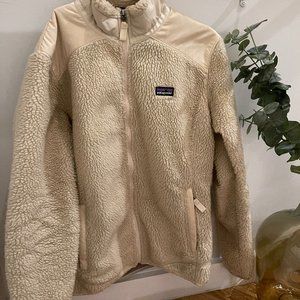 Barley Worn Cream Teddy Patagonia Jacket